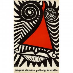 arrière de la plaquette de la Jacques Damase Gallery consacrée à Alexander Calder