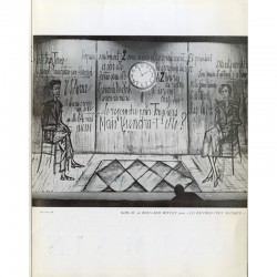 Rideau de Bernard Buffet pour le Théâtre des Champs-Elysées, Sagan, Vadim, Magne, Bolling, 1958