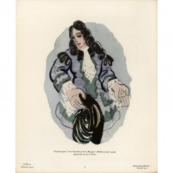"Tentations de la Bergère", aquarelle de Juan Gris, 1924