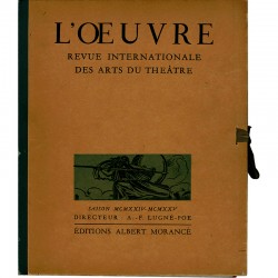 L'œuvre, Revue internationale des arts et du théâtre, 1924-1925