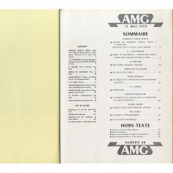 sommaire de la revue AMG n° 68 du 15 mai 1939