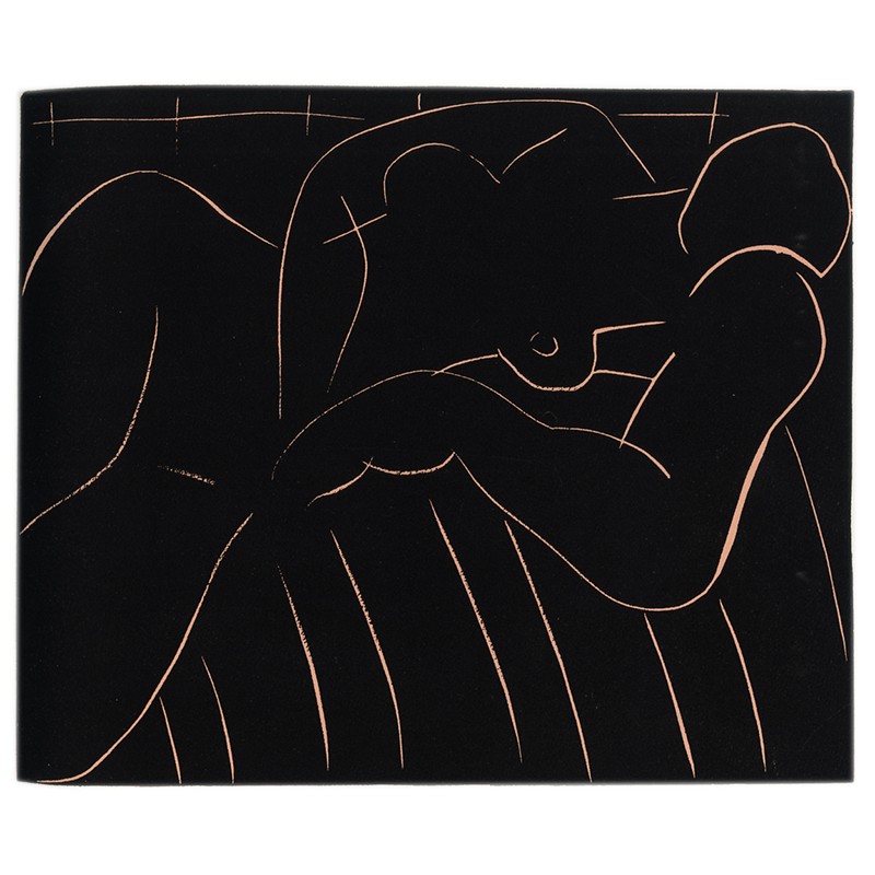 gravure sur lino d'Henri Matisse en hors-texte, 1939