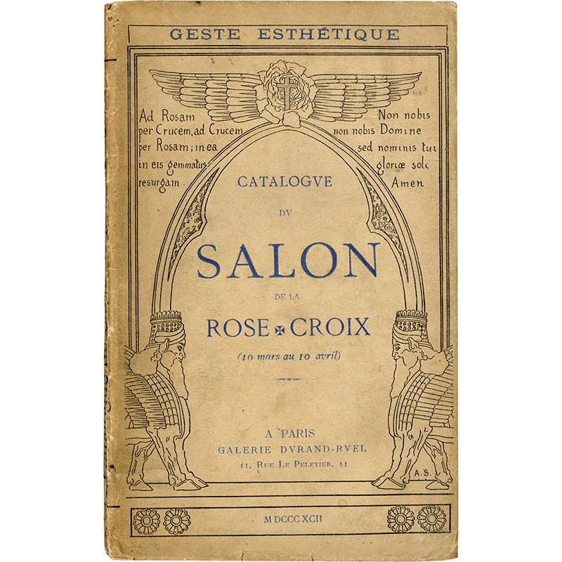 catalogue du salon de la Rose Croix, galerie Durand-Ruel, Paris, 1892