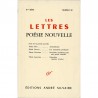 "Poésie nouvelle", revue "Les lettres", Salvaire, Chopin, Garnier, Mon, 1963