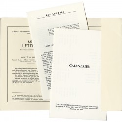 n°30 de la revue "Les lettres" dirigée par André Salvaire, 1963