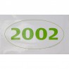 sticker/affiche "2002" de Fabrice Hybert