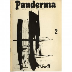 couverture revue PANDERMA numéro 2, édité par Carl Laszlo, à Bâle en 1958