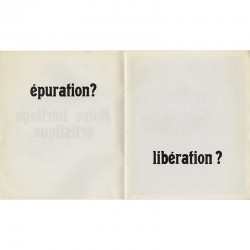 plaquette pour "La mort d’Apollon et son testament" galerie Breteau, 1968