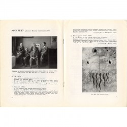 Joan Miro, exposition "De vier hoofdpunten van de Surrealisme" 1956
