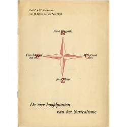 "De vier hoofdpunten van de Surrealisme", Magritte, Ernst, Miro, Tanguy, 1956
