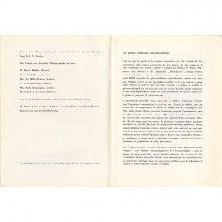 texte "Les points cardinaux du surréalisme" par E.L.T. Mesens, 1956