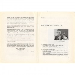 Max Ernst, exposition "De vier hoofdpunten van de Surrealisme" 1956