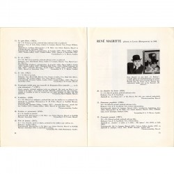 René Magritte, exposition "De vier hoofdpunten van de Surrealisme" 1956