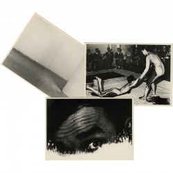 7 cartes postales d'Yves Klein, photos d'Harry Shunk, 1960-1962