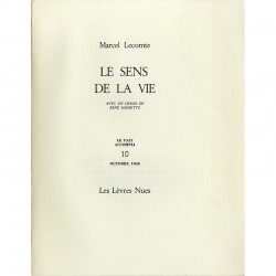 Magritte, Lecomte, Le sens de la vie, n°10, Les Lèvres Nues, 1968