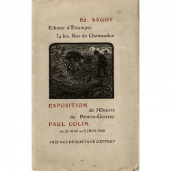 Paul Colin, édition Sagot, 1902