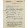 Loan agreement (fiche de prêt) du Museum of Modern Art, rempli et signé par Camille Bryen le 18 mai 1961