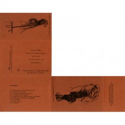 9 cadavres exquis, méthode de fabrication des figurines imaginée par Meret Oppenheim, 1971