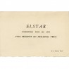 Michel Ciry, carte de vœux de la maison Elstar (Paris), 1959
