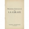 catalogue de l'exposition "Première exposition de La Girafe", à la galerie Charpentier, en novembre 1947