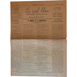 "Le ciel bleu" revue surréaliste belge, n°1