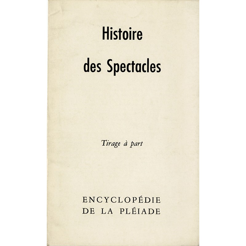 Le music-hall, Jacques Damase, Encyclopédie de la Pléiade, 1965