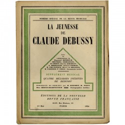 La jeunesse de Claude Debussy, n° spécial de la Revue Musicale, NRF, 1926