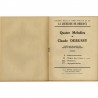 Revue Musicale, avec un supplément de quatre mélodies inédites de Debussy, NRF, 1926