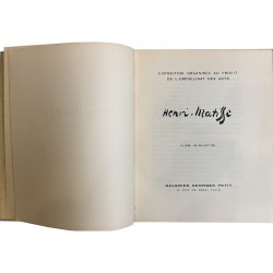 catalogue de l'exposition d'Henri Matisse, à la galerie Georges Petit, à Paris, du 16 juin au 25 juillet 1931