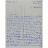 Correspondance envoyée à Joseph Van Melle par Maxa Nordau, 1958